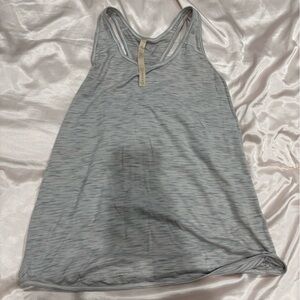 lululemon athletica Light Gray Heather Racerback Tank